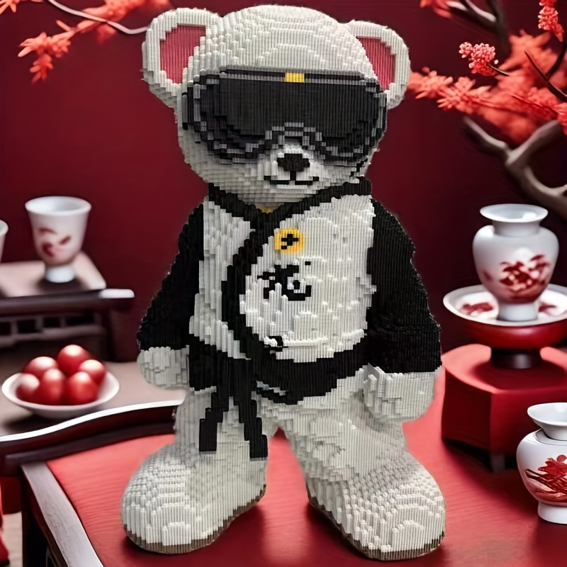 5000pcs Lucky Bear Building Blocks Model